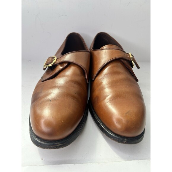 Allen Edmonds Garner Monk Strap Plain Toe Dress Shoe Size 8.5 D Brown main image 13